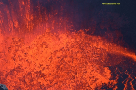 Volcan Benbow - Vanuatu Benbow volcano lava lake on Ambrym Island - Vanuatu